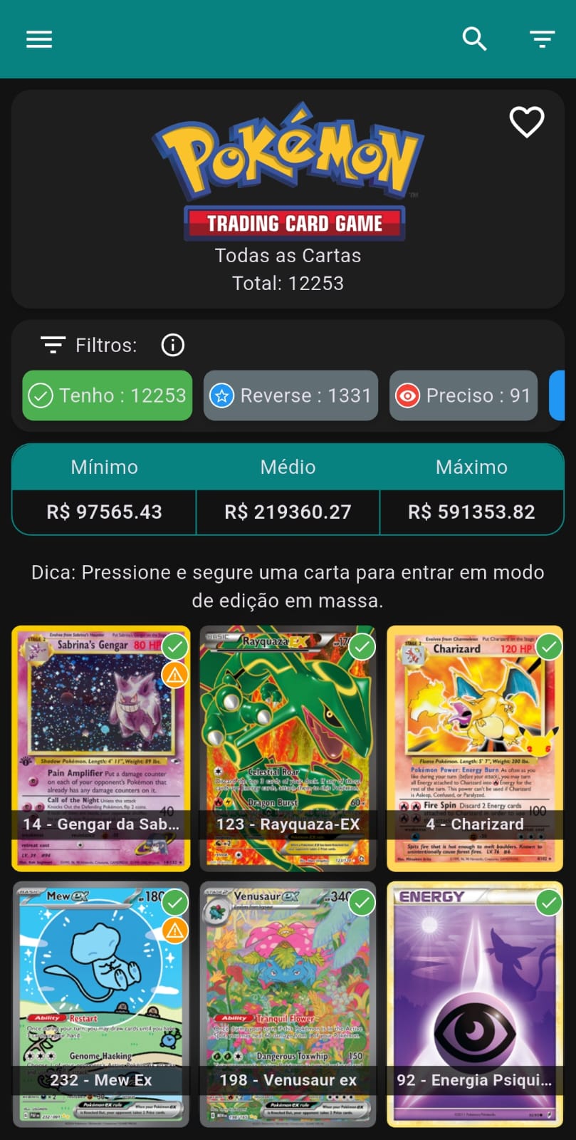 Cartas Pokémon mais caras e raras com preço em reais